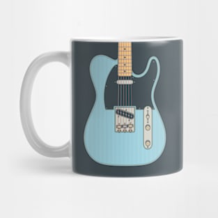 Daphne Blue Telly Guitar Mug